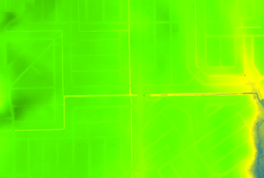 A green and yellow map Description automatically generated